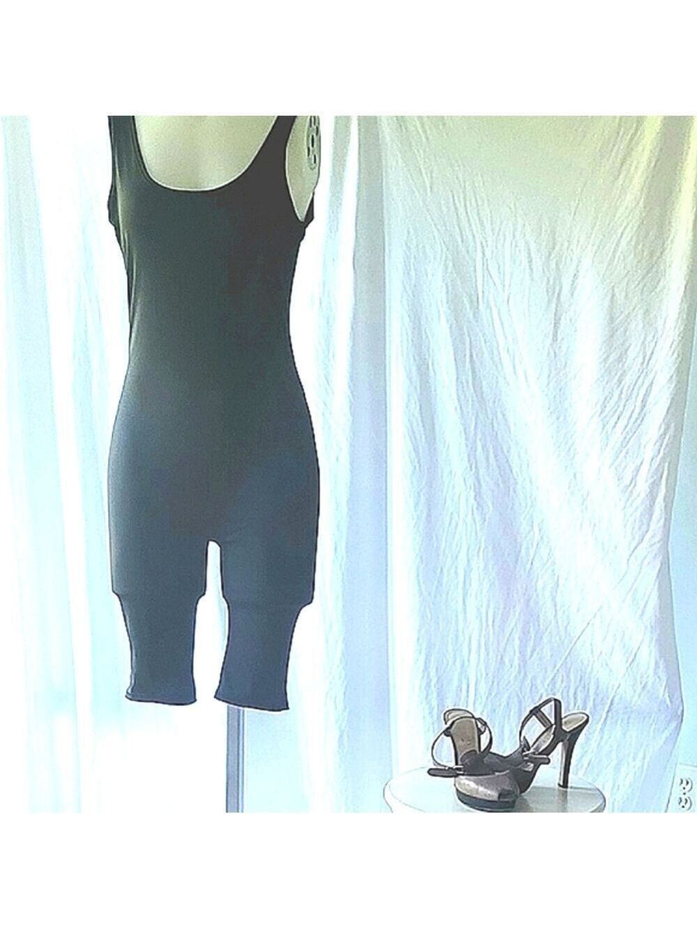 Gaze Petite Sleeveless Tank Romper Size S